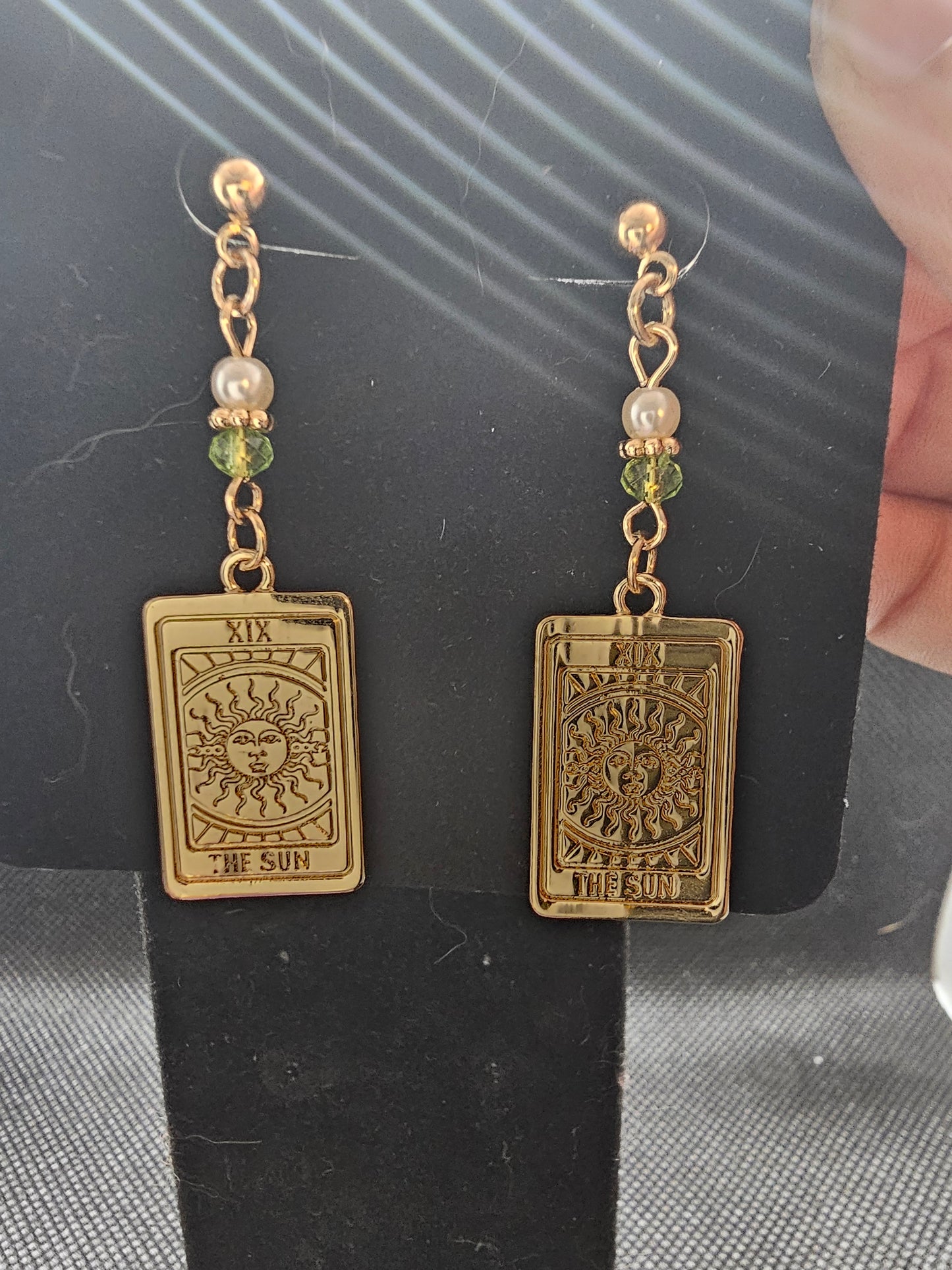 Sun Tarot Earrings