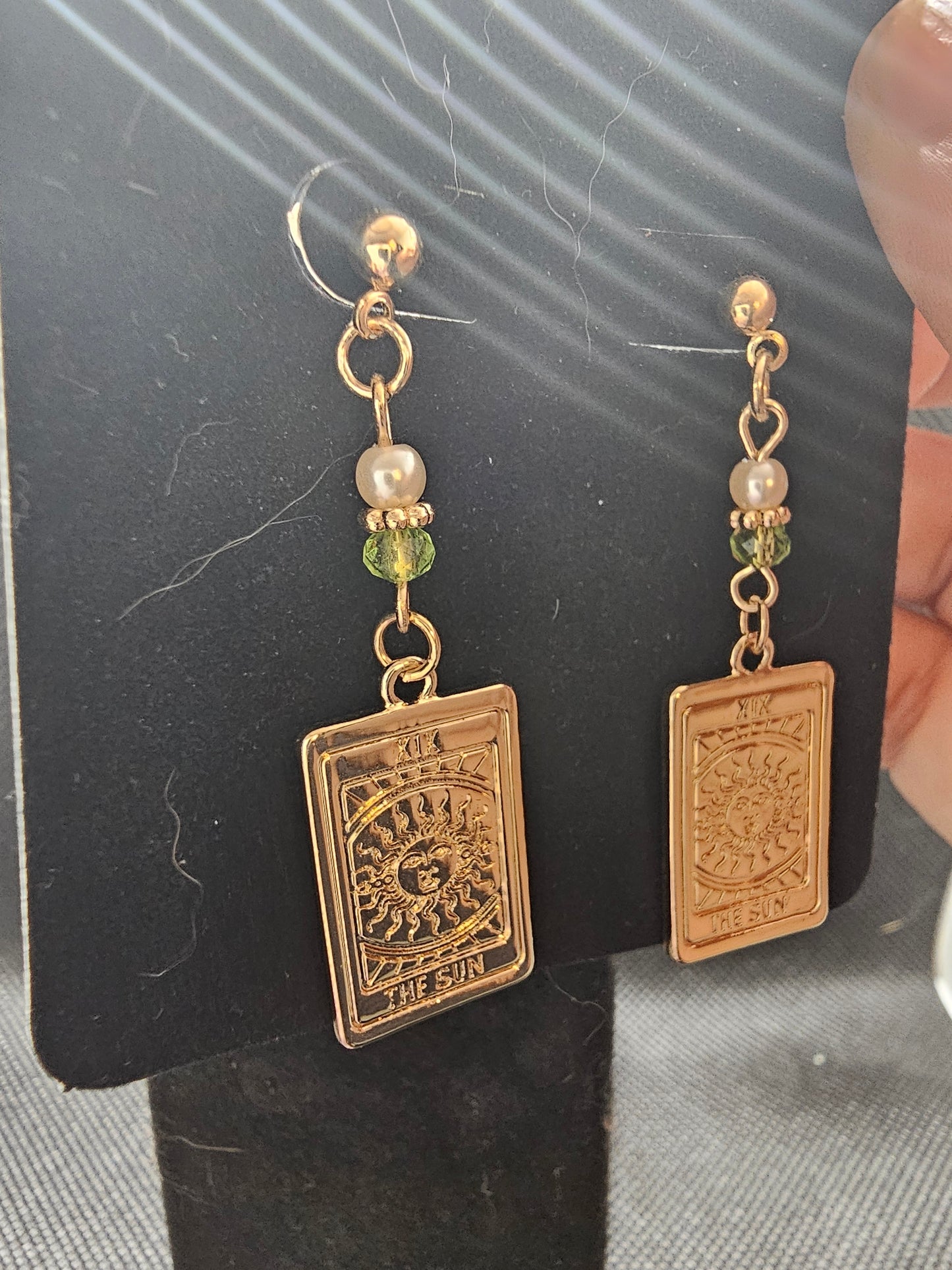 Sun Tarot Earrings