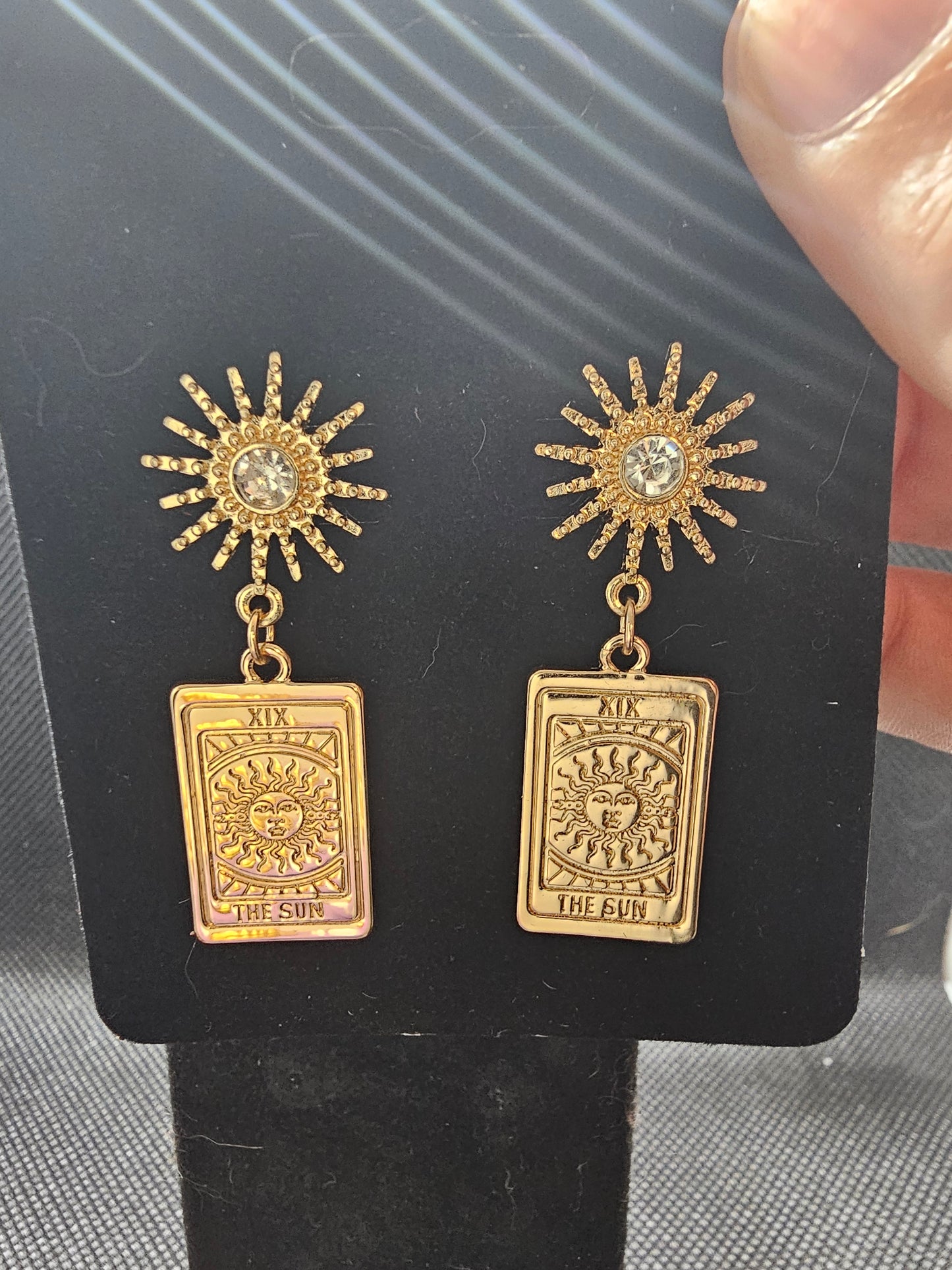 Sun Tarot Earrings