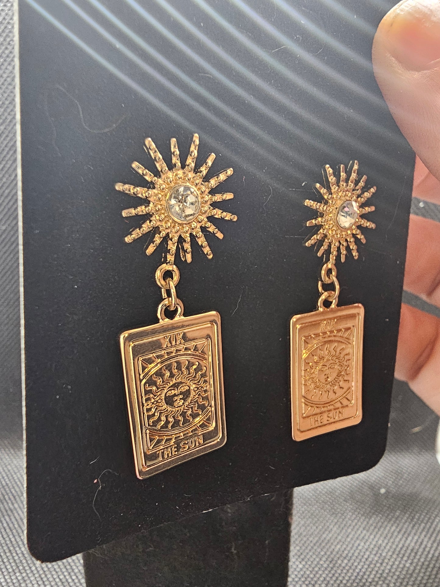 Sun Tarot Earrings