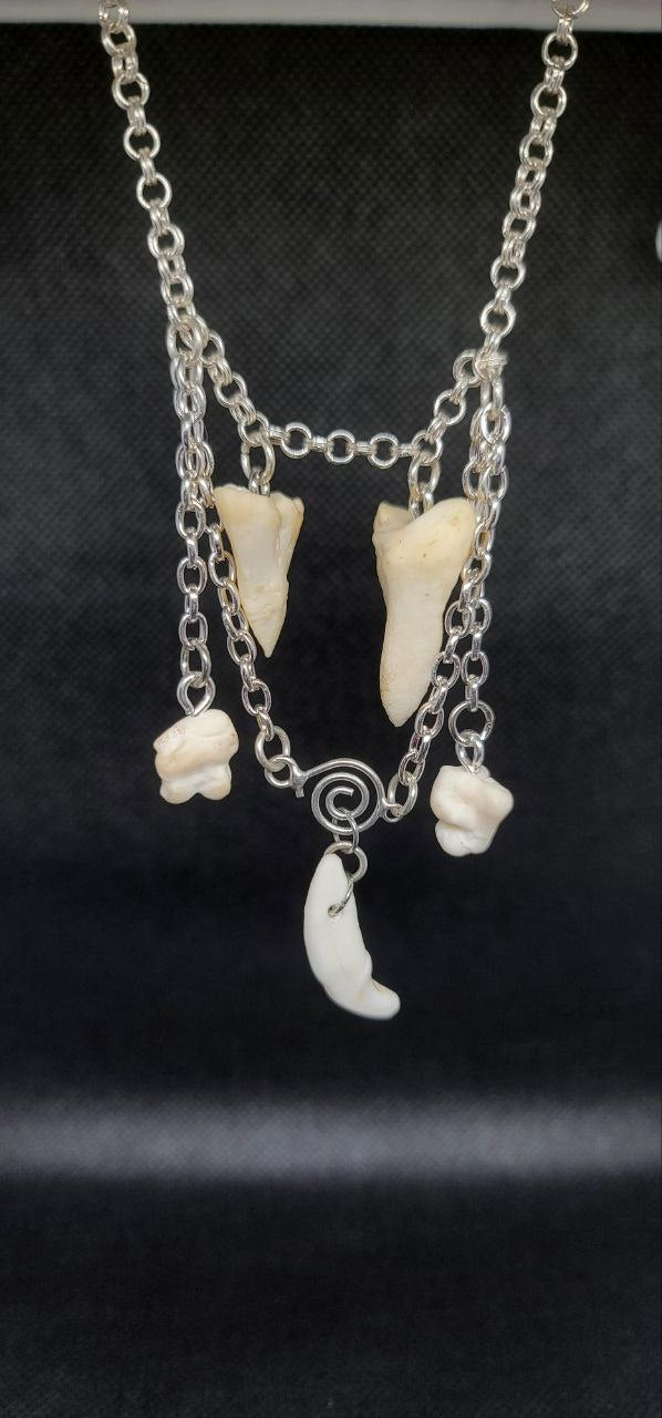 Clickly Clackly Necklace of Bones! OOAK