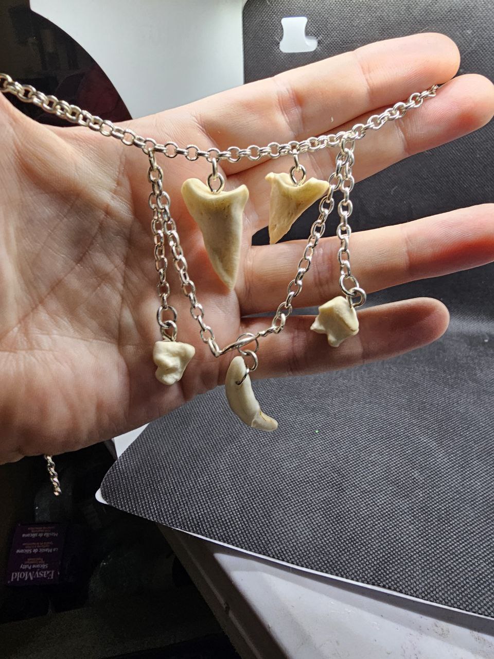 Clickly Clackly Necklace of Bones! OOAK